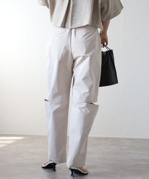 COMMRE（コムル）の「バナナスリットパンツ（その他パンツ・レディース・ベージュ/アイボリー・FREE）」の5枚目の写真