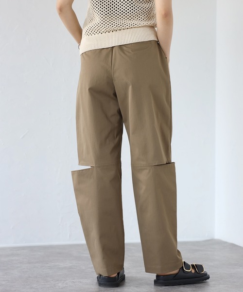 COMMRE（コムル）の「バナナスリットパンツ（その他パンツ・レディース・ベージュ/アイボリー・FREE）」の3枚目の写真