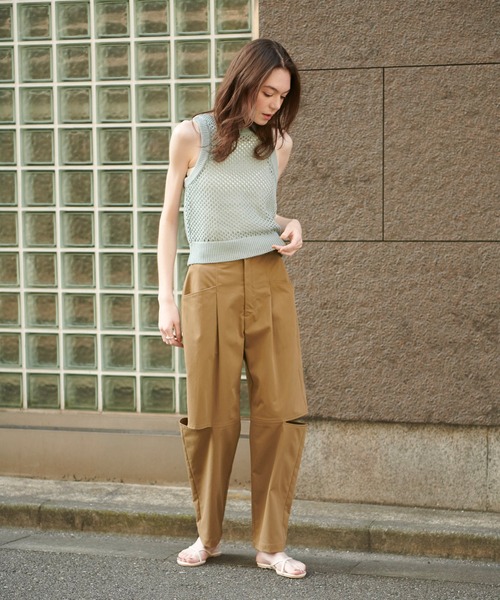 COMMRE（コムル）の「バナナスリットパンツ（その他パンツ・レディース・ベージュ/アイボリー・FREE）」の20枚目の写真