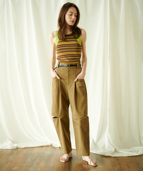 COMMRE（コムル）の「バナナスリットパンツ（その他パンツ・レディース・ベージュ/アイボリー・FREE）」の12枚目の写真