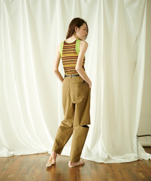 COMMRE（コムル）の「バナナスリットパンツ（その他パンツ・レディース・ベージュ/アイボリー・FREE）」の21枚目の写真