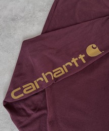 Carhartt（カーハート）の「Carhartt(カーハート)/袖ロゴ ロンT USA規格 ルーズフィット ヘビーウェイト 6.75Oz ビッグサイズ オーバーサイズ コットン K231/ LOOSE FIT HEAVYWEIGHT LONG-SLEEVE LOGO SLEEVE GRAPHIC T-SHIRT（Tシャツ/カットソー）」