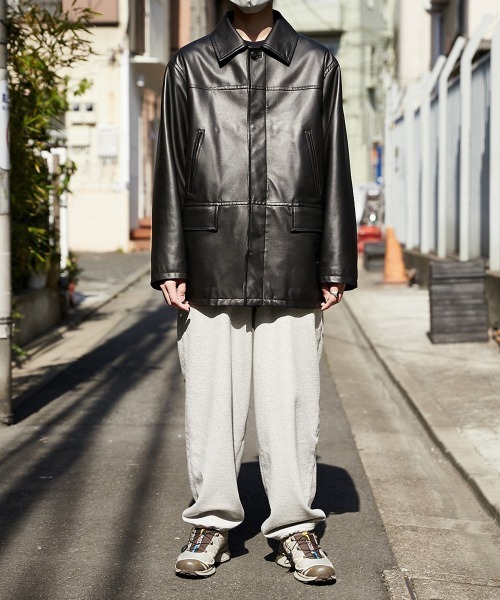 ジャケット・アウター marka LEATHER PUFFED CAR COAT marka LEATHER PUFFED CAR COAT