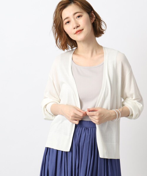 grove(グローブ)の「◆ストリングデザインテレコタンクトップ(タンクトップ・レディース・オフホワイト/チャコールグレー/ナチュラル・02/03/01/05/04)」の16枚目の写真