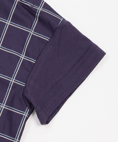 petit main(プティマイン)の「布帛チェックセットアップ(アンサンブル・キッズ・ベージュ/ネイビー・80cm/90cm/100cm/110cm/120cm/130cm)」の10枚目の写真