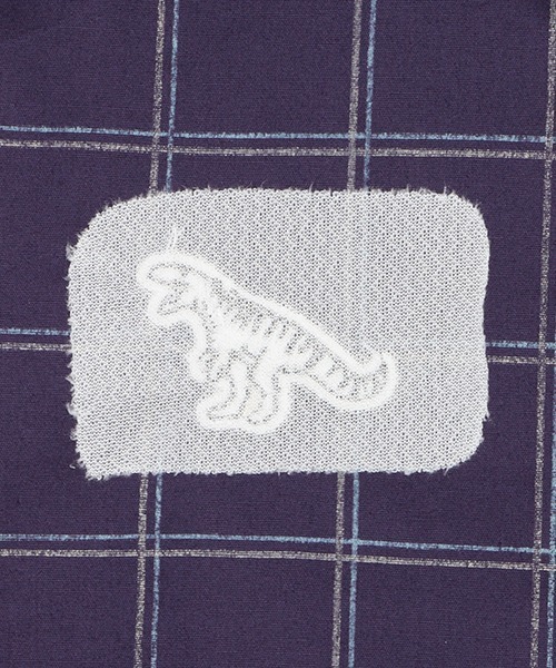 petit main(プティマイン)の「布帛チェックセットアップ(アンサンブル・キッズ・ベージュ/ネイビー・80cm/90cm/100cm/110cm/120cm/130cm)」の12枚目の写真