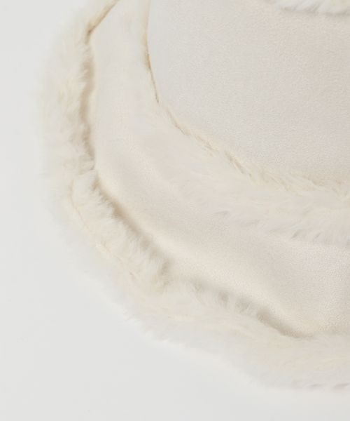 mysty woman(ミスティウーマン)の「リバーシブルムートンHAT 907790(ハット・レディース・ブラック/オフホワイト/ベージュ系その他・FREE)」の12枚目の写真