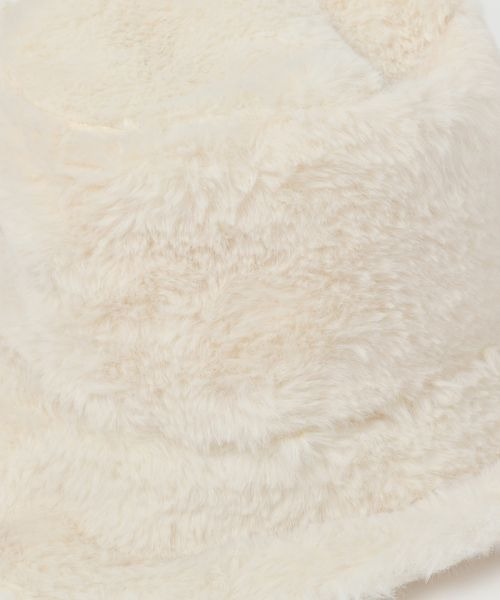 mysty woman(ミスティウーマン)の「リバーシブルムートンHAT 907790(ハット・レディース・ブラック/オフホワイト/ベージュ系その他・FREE)」の14枚目の写真