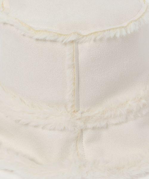 mysty woman(ミスティウーマン)の「リバーシブルムートンHAT 907790(ハット・レディース・ブラック/オフホワイト/ベージュ系その他・FREE)」の11枚目の写真