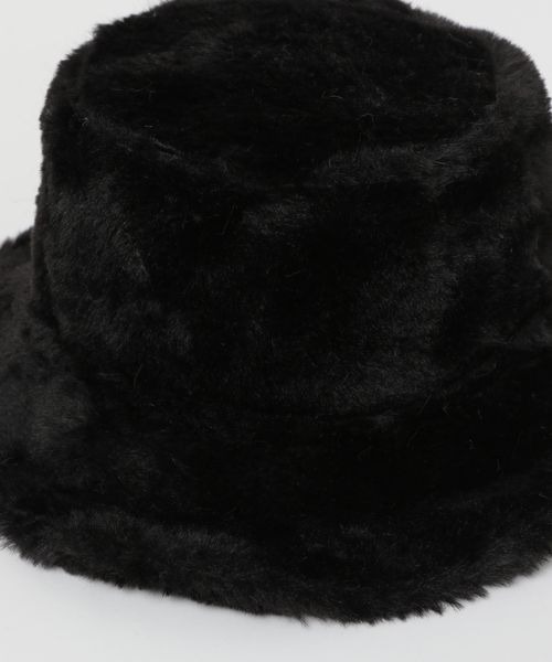 mysty woman(ミスティウーマン)の「リバーシブルムートンHAT 907790(ハット・レディース・ブラック/オフホワイト/ベージュ系その他・FREE)」の18枚目の写真