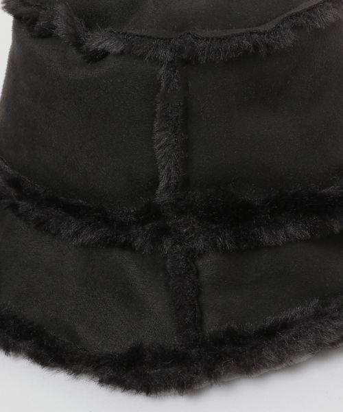 mysty woman(ミスティウーマン)の「リバーシブルムートンHAT 907790(ハット・レディース・ブラック/オフホワイト/ベージュ系その他・FREE)」の19枚目の写真