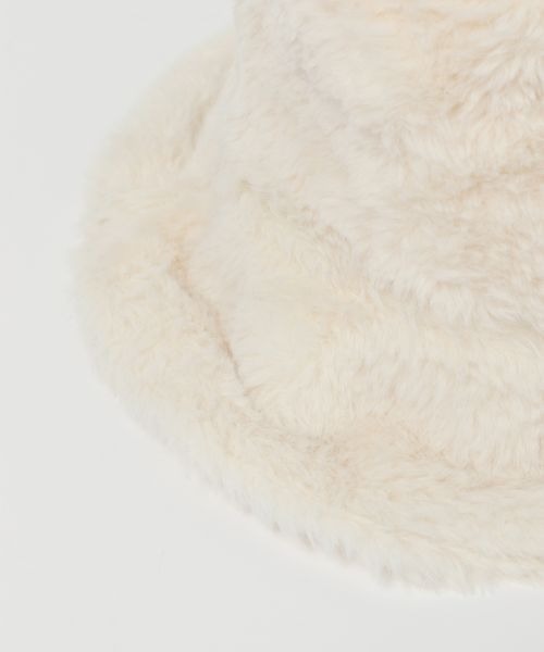 mysty woman(ミスティウーマン)の「リバーシブルムートンHAT 907790(ハット・レディース・ブラック/オフホワイト/ベージュ系その他・FREE)」の15枚目の写真