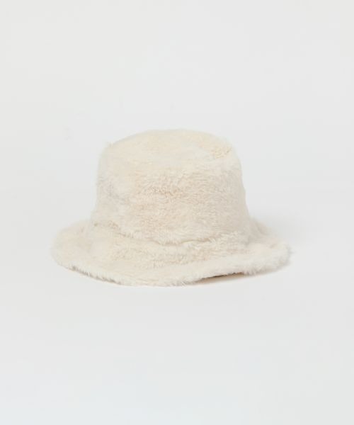 mysty woman(ミスティウーマン)の「リバーシブルムートンHAT 907790(ハット・レディース・ブラック/オフホワイト/ベージュ系その他・FREE)」の9枚目の写真