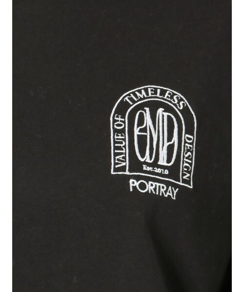 EMODA（エモダ）の「エンブレムマークショートロンT（Tシャツ/カットソー・レディース・ホワイト/ブラック/ベージュ/グレー・FREE）」の17枚目の写真