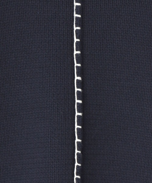 LOWRYS FARM(ローリーズファーム)の「5Gハイショクステッチプルオーバー 961679(ニット/セーター・キッズ・チャコールグレー/ネイビー/イエロー/アイボリー・110cm/120cm/130cm/140cm/150cm)」の9枚目の写真