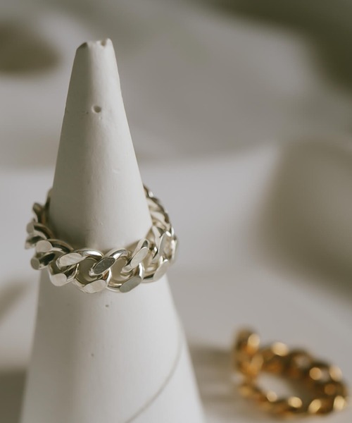 Ops.（オプス）の「シルバー925 リング チェーン 金属アレルギー対応【kavaleri カヴァレリ】（リング・レディース・イエローゴールド/シルバー・#15/#11/#9/#13）」の12枚目の写真