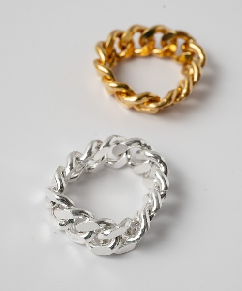 Ops.（オプス）の「シルバー925 リング チェーン 金属アレルギー対応【kavaleri カヴァレリ】（リング・レディース・イエローゴールド/シルバー・#15/#11/#9/#13）」の16枚目の写真