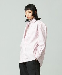 【UNISEX】タイプライターストライプ シャツ