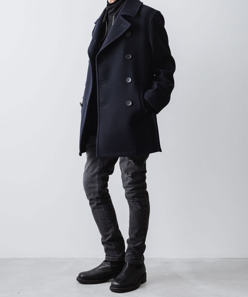 ato ショートピーコート ATO（アトウ） pコート ピーコート RAMUMERUTON PEA COAT メンズ