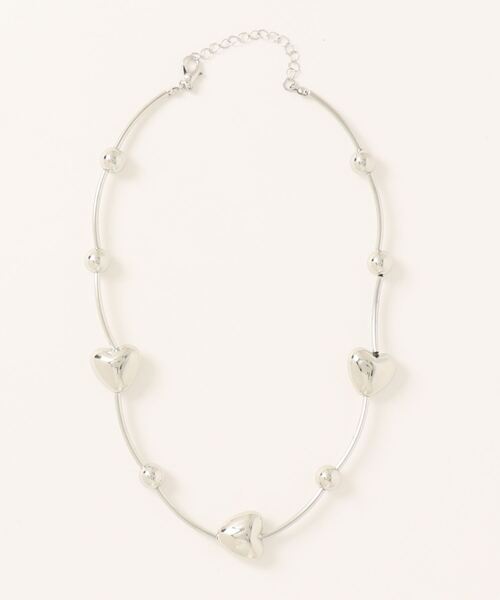 FREE'S MART（フリーズマート）の「ランダムハートチョーカー（ネックレス・レディース・シルバー・ﾌﾘ-）」の6枚目の写真