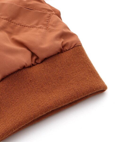 apres les cours（アプレレクール）の「【WEB限定】バックフリルデザインブルゾン（ブルゾン・キッズ・ベビーピンク/レンガ/ネイビー・140/130/90/110/80/100/120）」の5枚目の写真