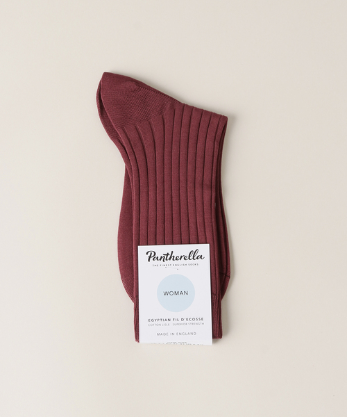 VERMEIL par iena（ヴェルメイユパーイエナ）の「【PANTHERELLA/パンセレラ 】8*2 リブソックス（ソックス/靴下・レディース・レッド/ブルー/チャコールグレー/バーガンディー/シルバー/ホワイト/グレー/グリーン・FREE）」の7枚目の写真