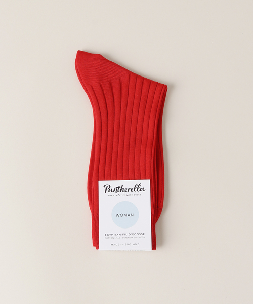 VERMEIL par iena（ヴェルメイユパーイエナ）の「【PANTHERELLA/パンセレラ 】8*2 リブソックス（ソックス/靴下・レディース・レッド/ブルー/チャコールグレー/バーガンディー/シルバー/ホワイト/グレー/グリーン・FREE）」の6枚目の写真