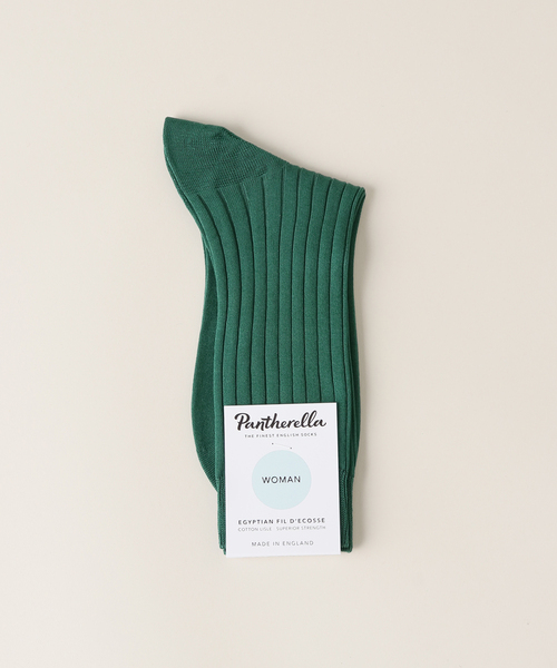 VERMEIL par iena（ヴェルメイユパーイエナ）の「【PANTHERELLA/パンセレラ 】8*2 リブソックス（ソックス/靴下・レディース・レッド/ブルー/チャコールグレー/バーガンディー/シルバー/ホワイト/グレー/グリーン・FREE）」の4枚目の写真