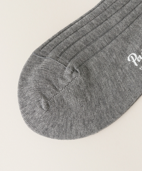 VERMEIL par iena（ヴェルメイユパーイエナ）の「【PANTHERELLA/パンセレラ 】8*2 リブソックス（ソックス/靴下・レディース・レッド/ブルー/チャコールグレー/バーガンディー/シルバー/ホワイト/グレー/グリーン・FREE）」の9枚目の写真