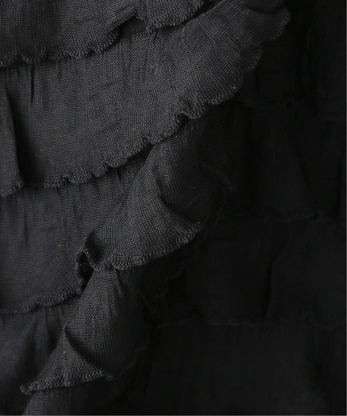 PROVOKE (プロヴォーク)の「《追加》【PROVOKE/プロヴォーク】furi-furi long tee 2:カットソー(Tシャツ/カットソー・レディース・ブラック/アイボリー・FREE)」の15枚目の写真