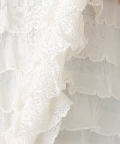 PROVOKE (プロヴォーク)の「《追加》【PROVOKE/プロヴォーク】furi-furi long tee 2:カットソー(Tシャツ/カットソー・レディース・ブラック/アイボリー・FREE)」の17枚目の写真