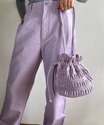 Kotoe | 巾着ショルダーバッグ シャーリングフリルBAG(ハンドバッグ)