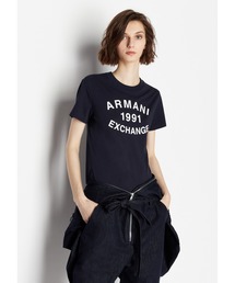 ARMANI EXCHANGE | 【A|X アルマーニ エクスチェンジ】デザインロゴ　半袖クルーネックTシャツ(Tシャツ/カットソー)