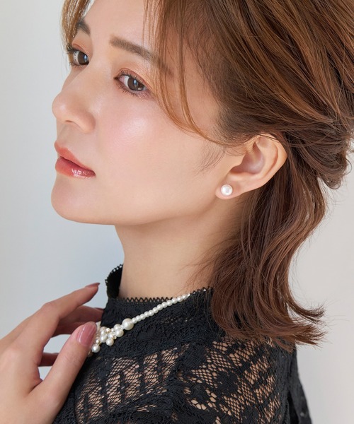 Phoebe(フィービィー)の「<ラストワン>【K14GF】ワンウォーターパールピアス(ピアス(両耳用)・レディース・イエローゴールド・FREE)」の5枚目の写真