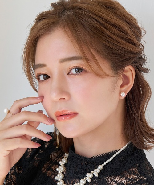 Phoebe(フィービィー)の「<ラストワン>【K14GF】ワンウォーターパールピアス(ピアス(両耳用)・レディース・イエローゴールド・FREE)」の6枚目の写真