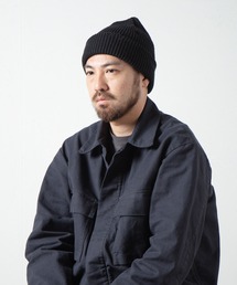 RACAL（ラカル）の「Ripped Cotton Knit Watch / ダメージ加工風編み柄ニットワッチ（ニットキャップ/ビーニー・メンズ）」