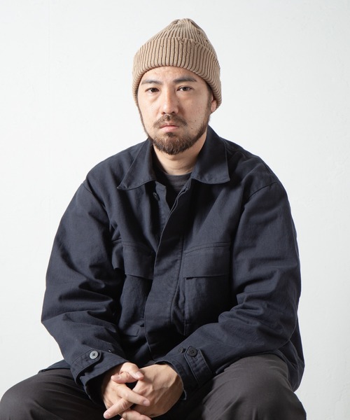 RACAL（ラカル）の「Ripped Cotton Knit Watch / ダメージ加工風編み柄ニットワッチ（ニットキャップ/ビーニー・メンズ・ブラック/ベージュ/ピンク/ブルー/グレー/アイボリー・FREE）」の20枚目の写真