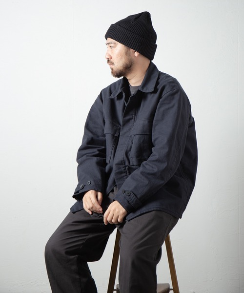 RACAL（ラカル）の「Ripped Cotton Knit Watch / ダメージ加工風編み柄ニットワッチ（ニットキャップ/ビーニー・メンズ・ブラック/ベージュ/ピンク/ブルー/グレー/アイボリー・FREE）」の22枚目の写真