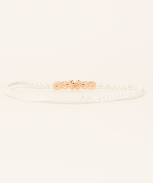 one wayザッカ（ワンウェイザッカ）の「パールゴムベルト（ベルト・レディース・ブラック/ホワイト・FREE）」の18枚目の写真