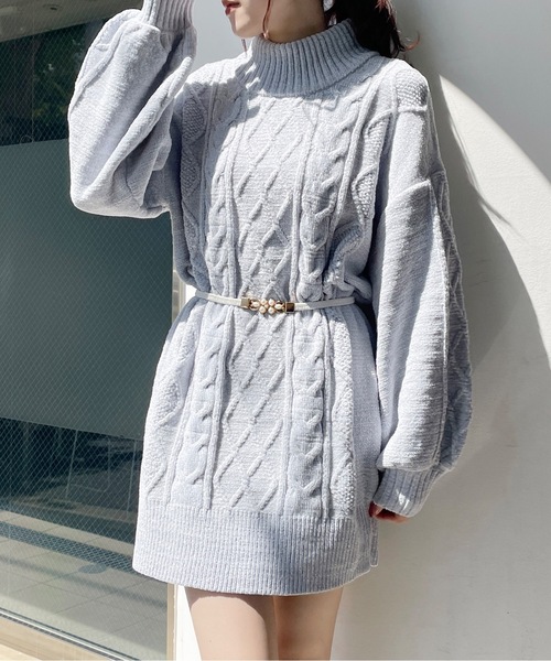 one wayザッカ（ワンウェイザッカ）の「パールゴムベルト（ベルト・レディース・ブラック/ホワイト・FREE）」の7枚目の写真