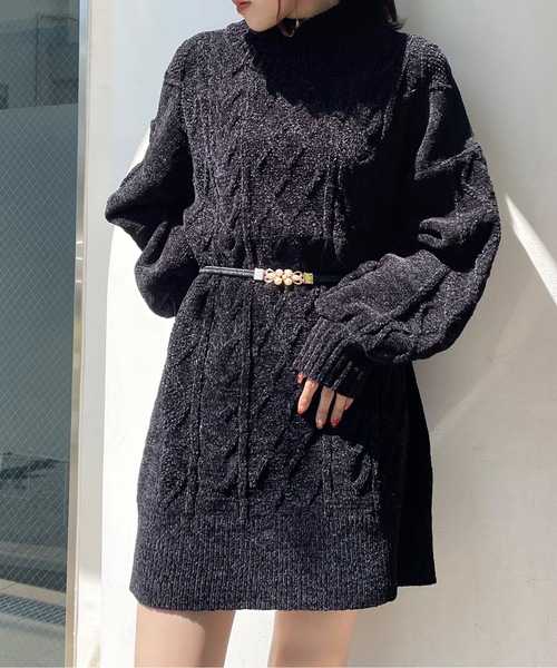 one wayザッカ（ワンウェイザッカ）の「パールゴムベルト（ベルト・レディース・ブラック/ホワイト・FREE）」の11枚目の写真