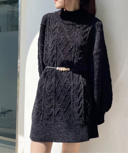 one wayザッカ（ワンウェイザッカ）の「パールゴムベルト（ベルト・レディース・ブラック/ホワイト・FREE）」の12枚目の写真