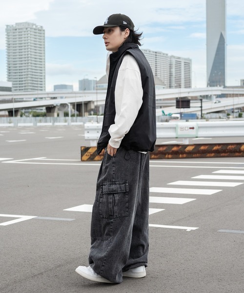 kutir（クティール）の「スタンドネックビックポケットベスト（ベスト