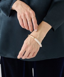 PAPILLONNER | レザーメタルバングル(バングル/リストバンド)