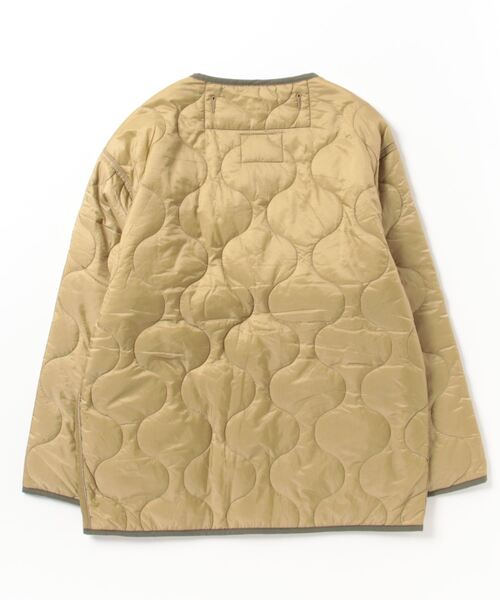 HOUSTON(ヒューストン)の「HOUSTON-LINER CUSTOM CHINA JACKET(ナイロンジャケット・メンズ・ブラック/カーキ・L/XL)」の4枚目の写真