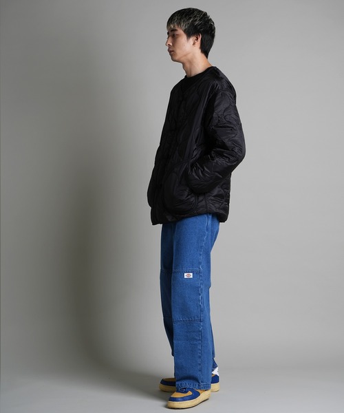 HOUSTON(ヒューストン)の「HOUSTON-LINER CUSTOM CHINA JACKET(ナイロンジャケット・メンズ・ブラック/カーキ・L/XL)」の14枚目の写真