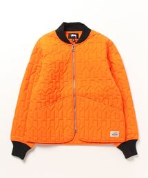 stussy シャギー ツートン オレンジ ブルゾン M アウター 中古・古着通販】stussy (ステューシー) CHUNKY KNIT ZIP HOODIE