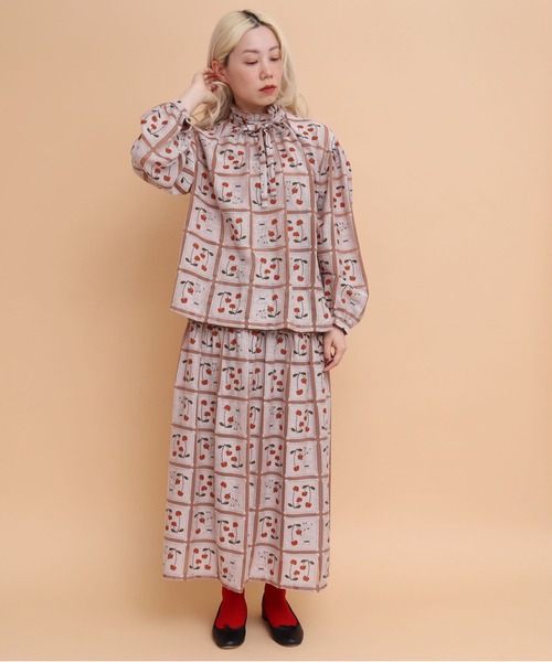 peu pres（プープレ）の「さくらんぼオパール　スカート（スカート・レディース・ピンク/ベージュ・FREE）」の15枚目の写真