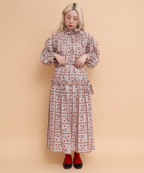 peu pres（プープレ）の「さくらんぼオパール　スカート（スカート・レディース・ピンク/ベージュ・FREE）」の22枚目の写真