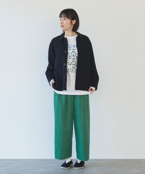 yuni（ユニ ）の「mosaic刺繍 イージーパンツ 1701PT010241（その他 